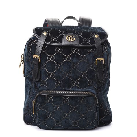 velvet gucci backpack